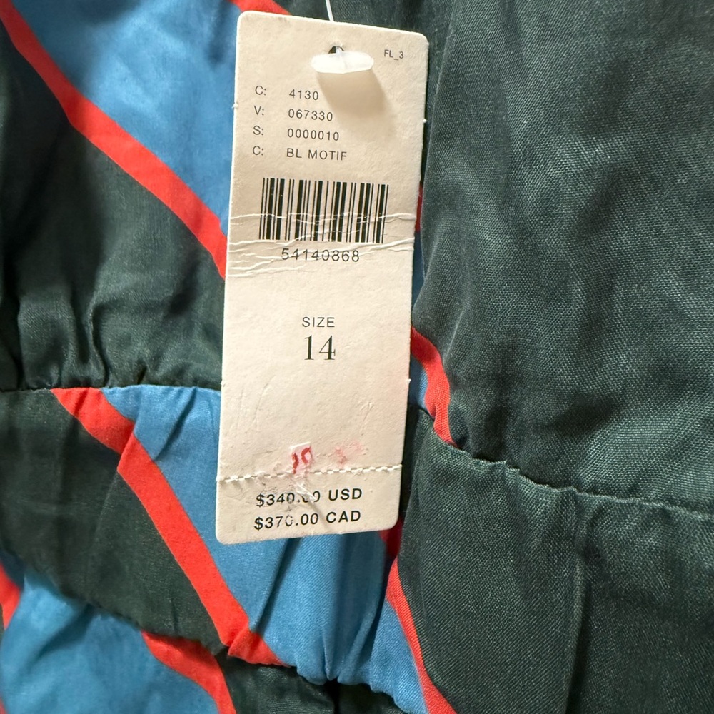 NWT Anthropologie Monaco Midi Dress size 14 Original price $374, summer - Picture 3 of 5